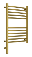 Полотенцесушитель электрический 600х400 Сунержа Богема + выгнутая 051-5802-6040 латунь