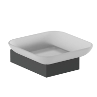 Мыльница для ванной Nofer Corinto 16925.N черная