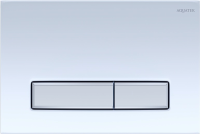 Кнопка смыва Aquatek Slim KDI-0000022 белая