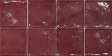 Настенная плитка DECORADO CHIC CARMIN 15x15 от El Barco (Испания)