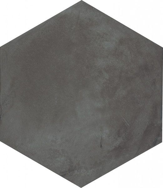 Керамогранит Terra 0094 Nero Esagono 25x21.6 от Marca Corona (Италия)