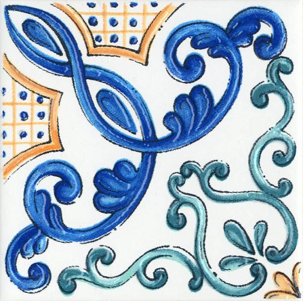 Напольная вставка STG/A487/1146H Капри майолика 9.9x9.9 от Kerama Marazzi (Россия)