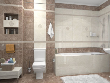 Бордюр Persey Damask 56-03-11-456-3 бежевый 5x40 от Laparet