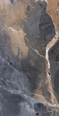 Керамогранит FRANKFURT BLACK/BROWN POLISHED 60x120 от Usak Seramik (Турция)