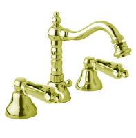 Смеситель для биде Cezares First FIRST-BBS2-03/24-M золото, ручки металл