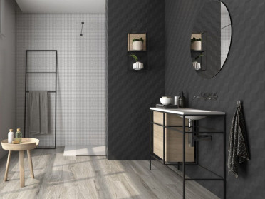 Настенная плитка REV. BRILLIANT BLANCO (HWN500) 30x90 от Saloni Ceramica (Испания)