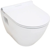 Унитаз подвесной с сиденьем микролифт Serel Smart SM12SLBM