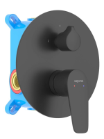 Смеситель для ванны Aquatek Бетта AQ1146MB черный