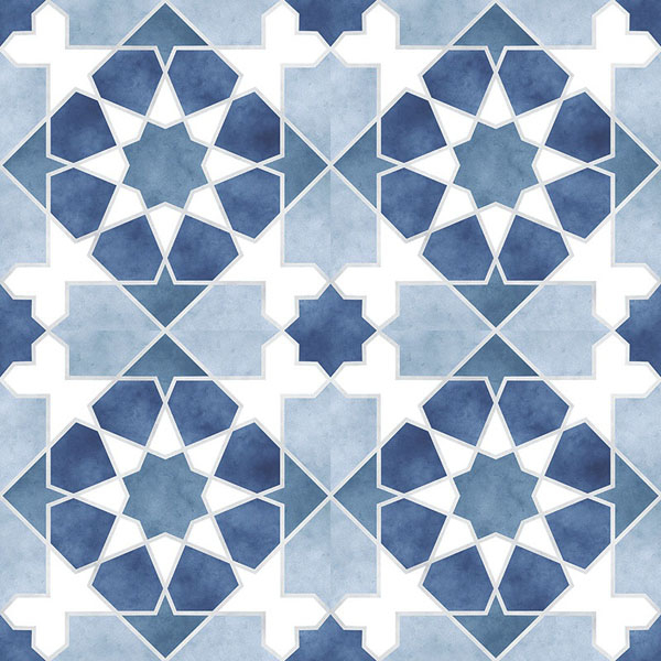 Напольная плитка Rabat Blue 45x45 от Kerlife Ceramicas (Испания)