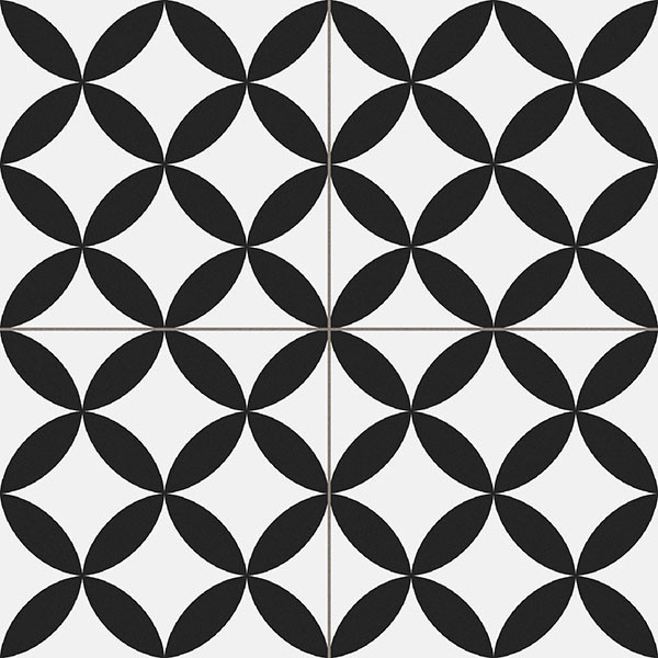 Керамогранит CIRCLE Black Pre. 45x45 от Prissmacer (Испания)