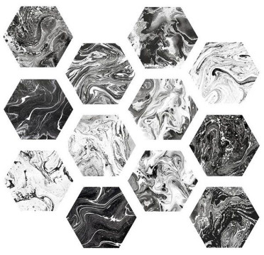 Керамогранит EBRU Shiny Hexa (20 вариаций рис.) 23.2x26.7 от ITT Ceramic (Испания)