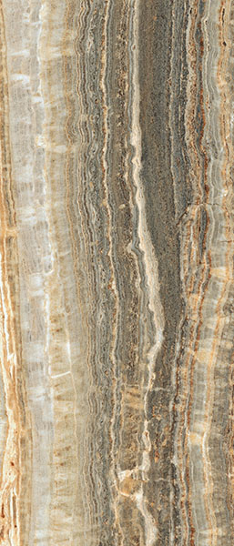 Керамогранит ECCENTRIC LUXE CARAMEL GLO6 mm R (778824) 120x280 от REX Ceramiche (Италия)