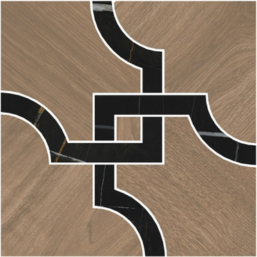 Декор Монтиони наборный матовый 1 (ID133) 30x30x0.9 от Kerama Marazzi (Россия)