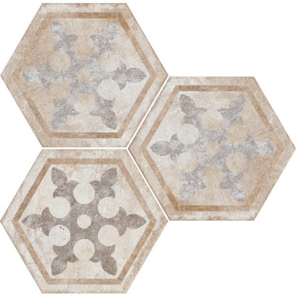 Керамогранит DECO EXAGONA TEXTURE 1 NAT. 34.5x40 от Fioranese Ceramica (Италия)