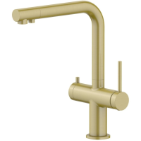 Смеситель для кухни Aquatek Европа AQ1385BG шлифованное золото