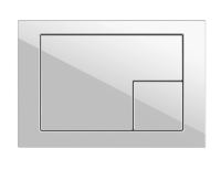 Кнопка смыва Cersanit Corner 64077 белая