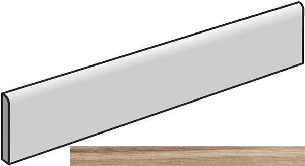 Бордюр ECO CHIC BATT. AVANA RET (PF60004948) 6.5x120 от ABK Ceramiche (Италия)