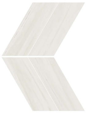 Мозаика керамогранит Marvel Stone Bianco Dolomite Chevron Lappato (AS1Q) 22.5x22.9 от Atlas Concorde (Италия)