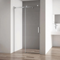 Душевая дверь в нишу Cezares Stylus-Soft 110 см. профиль хром, стекло прозрачное