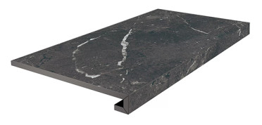 Фронтальная ступень клееная Тубкаль чёрный матовый обрезной (KM6060G0331RGCF) 33x60 от Kerama Marazzi (Россия)