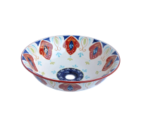 Раковина накладная Bronze de Luxe Козетта 45 4382 белая