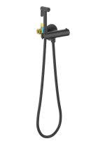 Гигиенический душ со смесителем Aquatek Оберон AQ1027MB черный