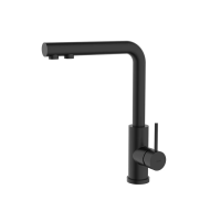 Смеситель для кухонной мойки IDDIS Rule RULBLLFi05 с фильтром черный матовый