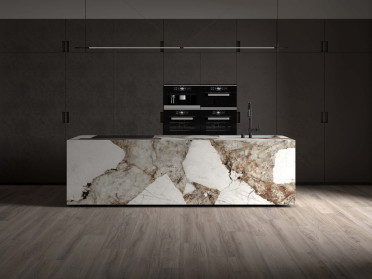 Керамогранит BOOKMATCH PATAGONIA GOLD B POLISHED 160x320x0.6 от Ascale (Испания)