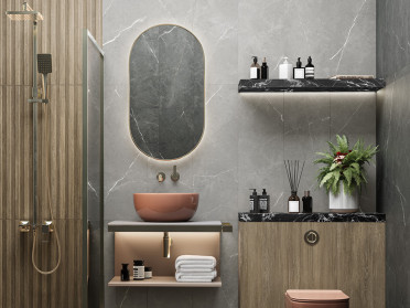 Настенная плитка Rockstyle Graphite (WT93ROK25) 30x90x10.5 от Delacora (Россия)