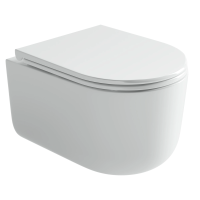 Унитаз подвесной с сиденьем микролифт Ceramica Nova Ulma CN4006T безободковый