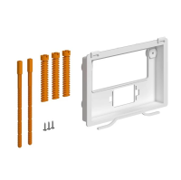 Рамка крепления кнопки смыва Cersanit Aqua для инсталляции AQUA 40/AQUA 50 (ZP-FM-DB-INS-2)