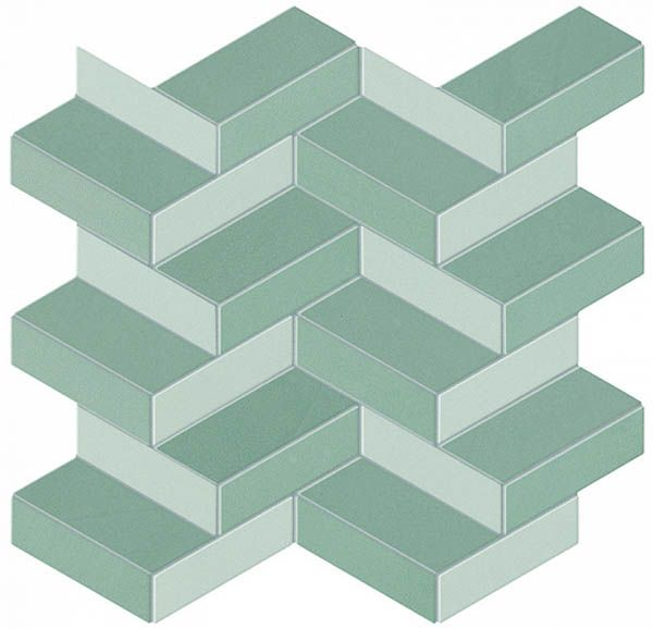 Мозаика Prism Moss Wiggle (A40B) 30.6x32.4 от Atlas Concorde (Италия)