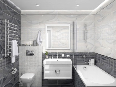 Бордюр метал. серебро глянцевое 50 1.6x50 от Laparet