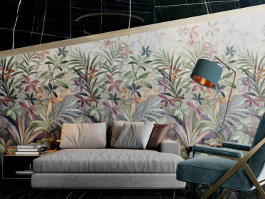 Керамогранит Ковер SG590500R Цветы декорированный обрезной 119.5x238 от Kerama Marazzi (Россия)