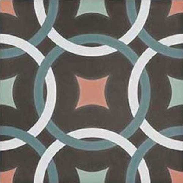 Керамогранит SYNC CHAIN BLUE (125636) 15x15 от DNA Tiles (Испания)