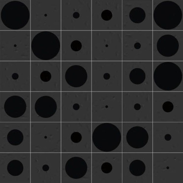 Декор Filippo Soul Tondo Basalto 20x20 от Vives Ceramica (Испания)