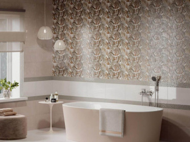 Бордюр Левада Багет бежевый глянцевый (BLE023) 25x5.5x18 от Kerama Marazzi (Россия)