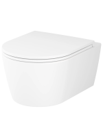 Унитаз подвесной с сиденьем микролифт AM.PM Func C8F1700MWSC безободковый