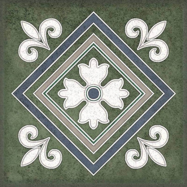 Настенная плитка SMALTO DECOR 2 VERDE 15x15 от Керлайф (Россия)