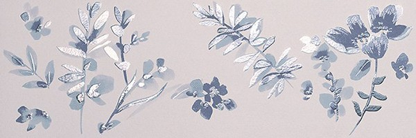 Настенная плитка Deco&More Flower Blue RT (fRCK) 30.5x91.5 от FAP Ceramiche (Италия)