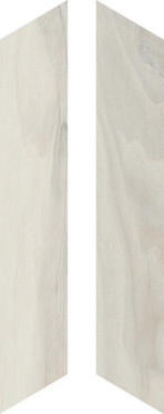 Керамогранит WOODIE WHITE CHEVRON (J86594 ) 7.5x40.7 от Rondine Group RHS (Италия)