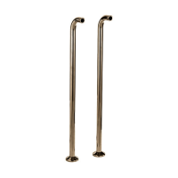 Пара вертикальных крепежей для ванны H.820 с держателем душа Nicolazzi 5573BZ