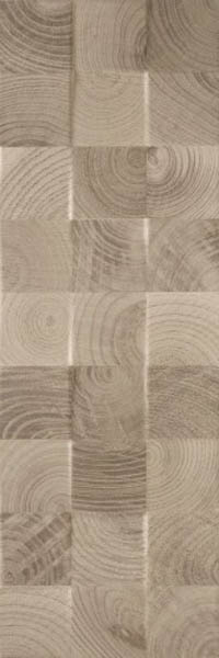 Плитка настенная Daikiri Brown Wood Kostki Struktura 25x75 от Paradyz (Польша)