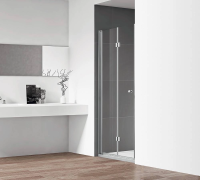 Душевая дверь в нишу Cezares Eco 100 см. профиль хром, стекло прозрачное