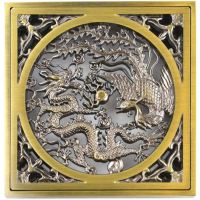 Решетка BRONZE DE LUXE "Дракон" для трапа (21986)