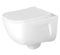 Унитаз подвесной с сиденьем микролифт Aquatek Дива AQ2012B-00 безободковый