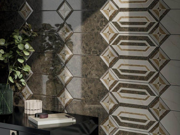 Декор Бикуш грань глянцевый (TOC003) 9.8x9.8x9.2 от Kerama Marazzi (Россия)