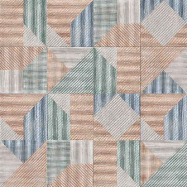 Керамогранит PLAY STRING MIX MULTICOLOR (PF60003487) 20x20 от ABK Ceramiche (Италия)