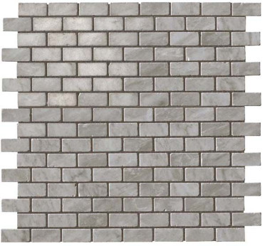 Мозаика керамогранит Marvel Stone Bardiglio G. Mosaico Lapp. Burattato (AS33) 29.8x29.8 от Atlas Concorde (Италия)