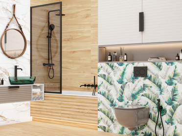 Настенная плитка Barbados Calacatta (WT93BAB00) 30x90x10.5 от Delacora (Россия)